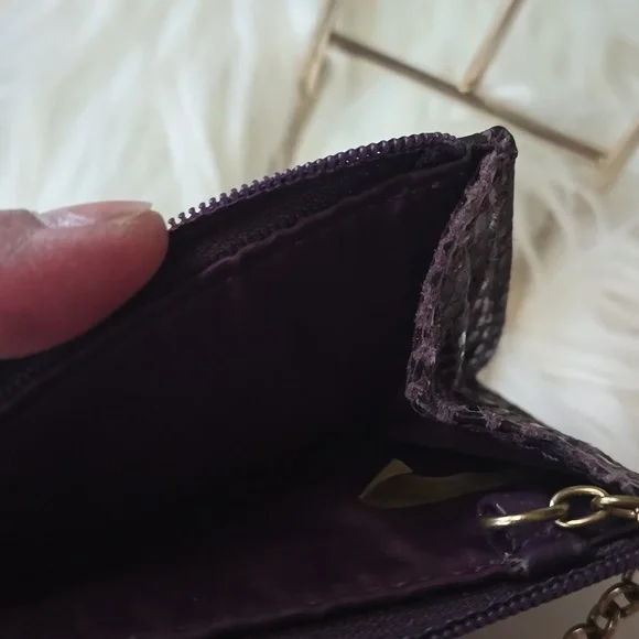 ๐๐ LOW START ๐๐Coach Purple id Card Holder And Purse Bling - Picture 7 of 9